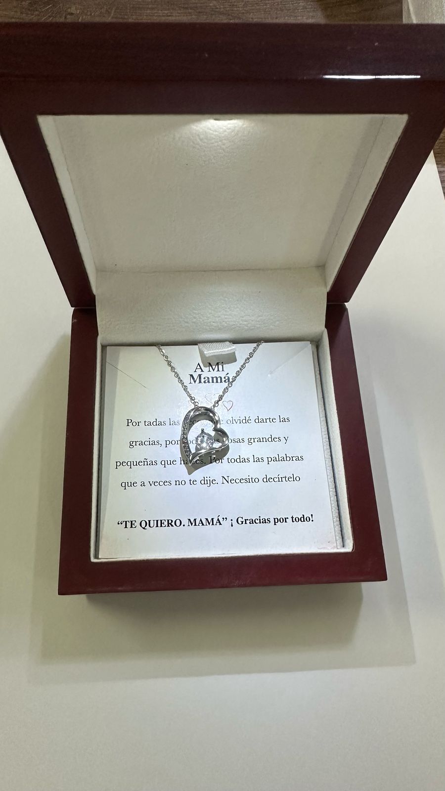 Miniatura 2 de Collar amor eterno A mi mamá